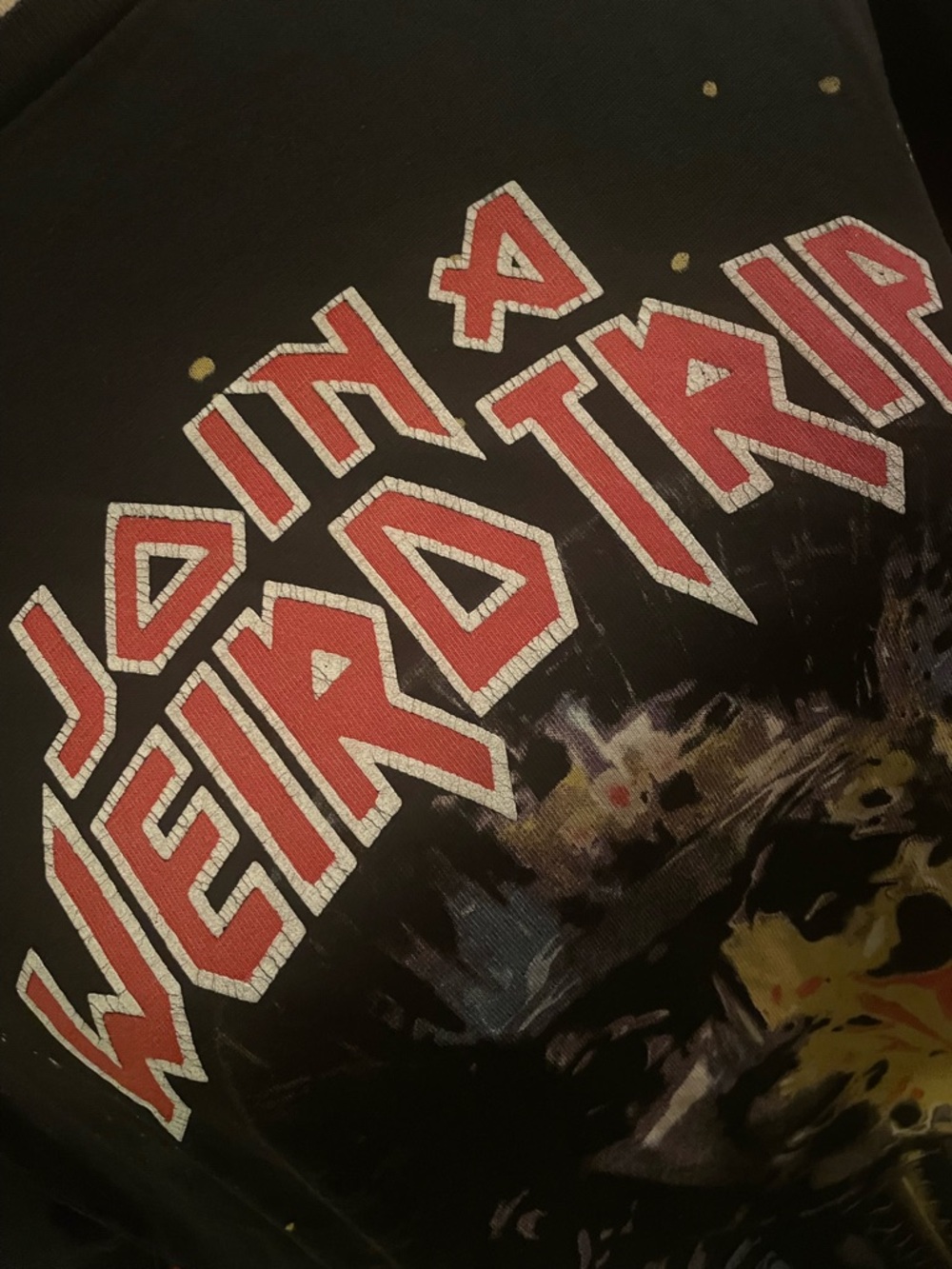 Balenciaga Rare Join a Weird Trip Short Sleeve Graphic Tee - Picture 3 of 6